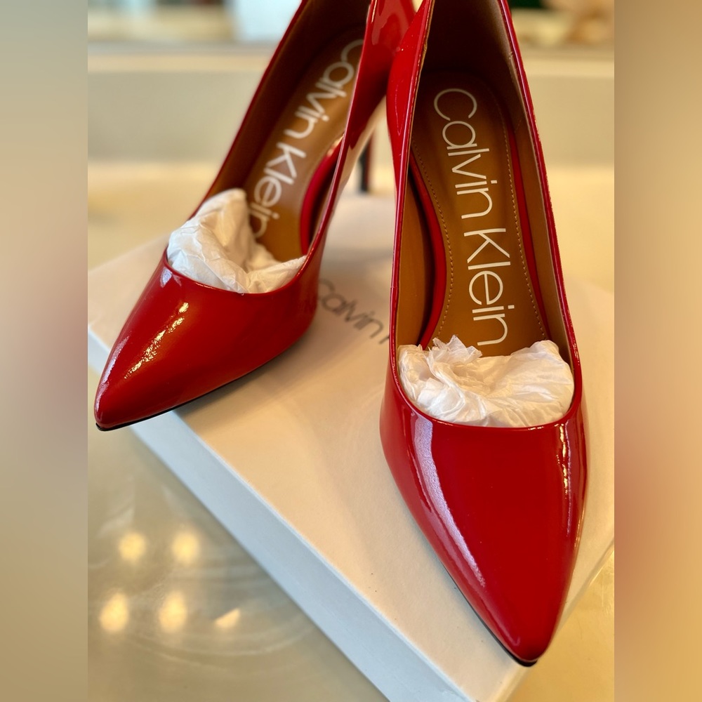 Women's Gayle Pointy Toe Classic Pumps - Crimson Red